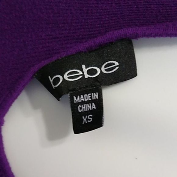 Bebe Lillian jeweled long sleeve dress XS - Picture 8 of 8